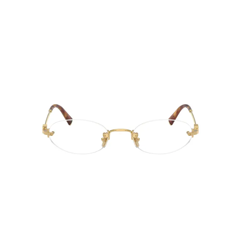 0Mu 53Wv Rimless Oval Sunglasses 1