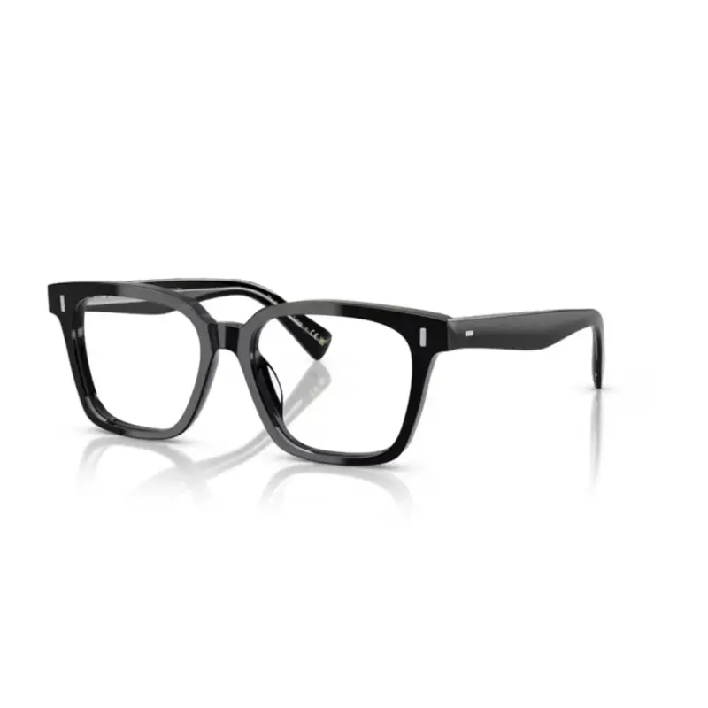 0Ov5568u Classic Black Square Frame Eyeglasses 1