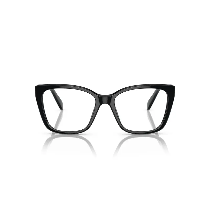 0Sk2008 Oversized Square Frame Eyeglasses With Crystal Embellishments 1