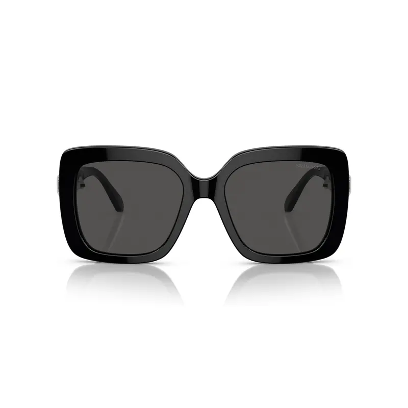 0Sk6001 Oversized Square Frame Sunglasses With Crystal Embellishment 1