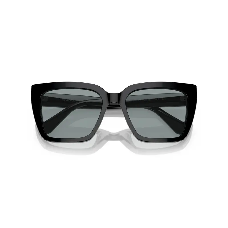 0Sk6013 Oversized Square Frame Sunglasses With Crystal Embellishments 1