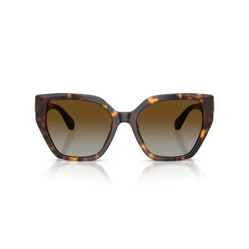 0Sk6044u Oversized Geometric Tortoiseshell Sunglasses With Crystal Embellishment 1