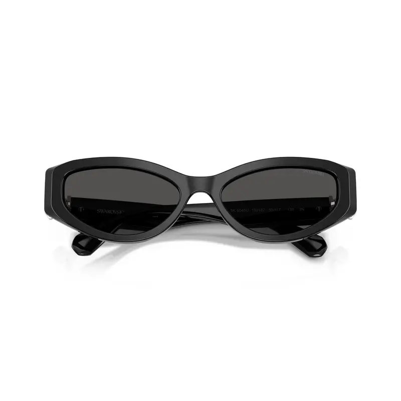 0Sk6045u Cat-Eye Sunglasses With Glossy Black Acetate Frame 1