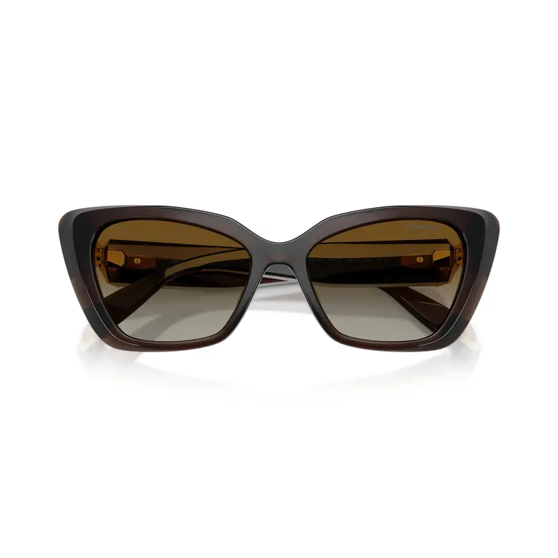 0Sk6047 Bold Cat-Eye Sunglasses With Gold-Tone Embellishments 1