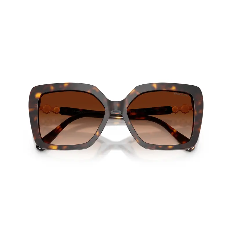 0Sk6049 Oversized Square Sunglasses With Tortoiseshell Pattern 1