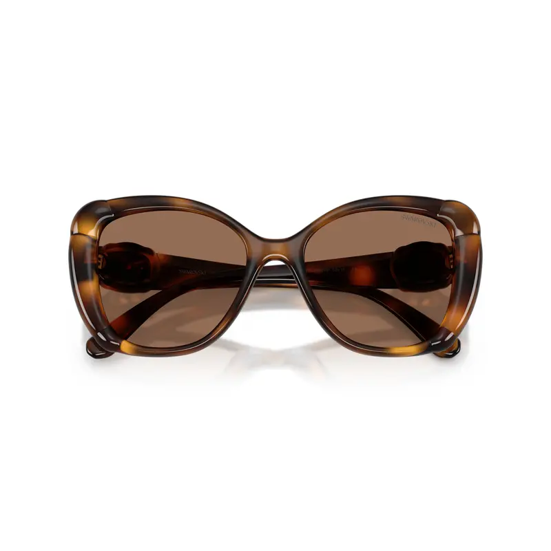0Sk6051u Oversized Tortoiseshell Sunglasses With Crystal-Embellished Temples 1