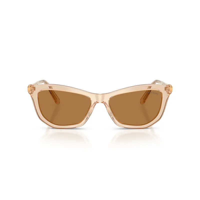 0Sk6057 Translucent Acetate Sunglasses With Angular Frame 1