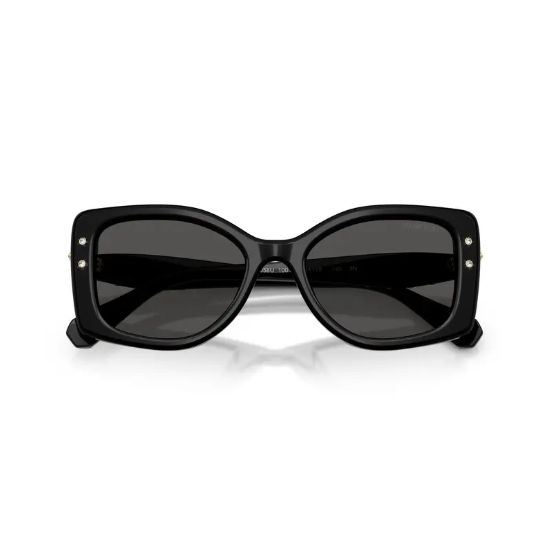 0Sk6058u Oversized Square Frame Sunglasses With Crystal Embellishments 1
