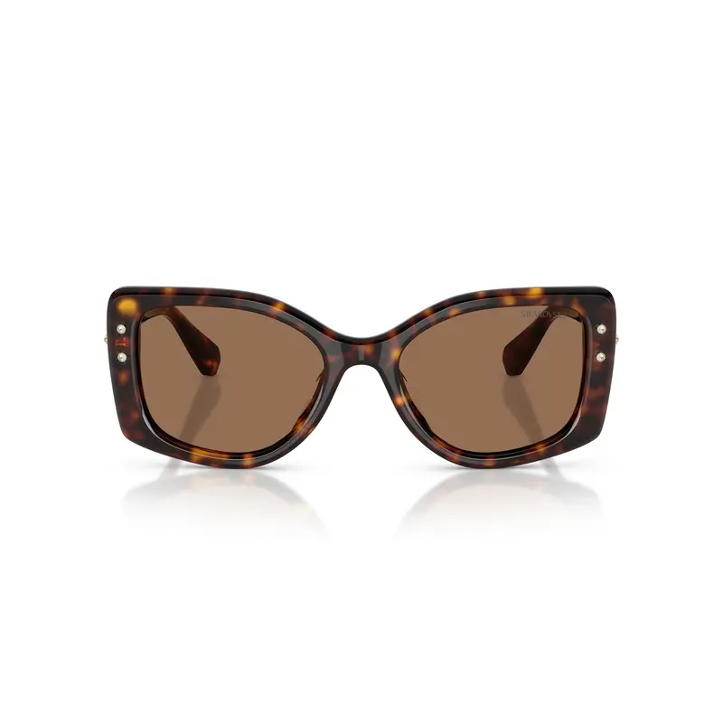 0Sk6058u Oversized Square Sunglasses With Tortoiseshell Pattern 1