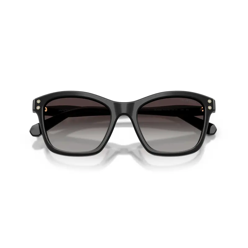 0Sk6063 Bold Square Frame Sunglasses With Crystal Embellishments 1
