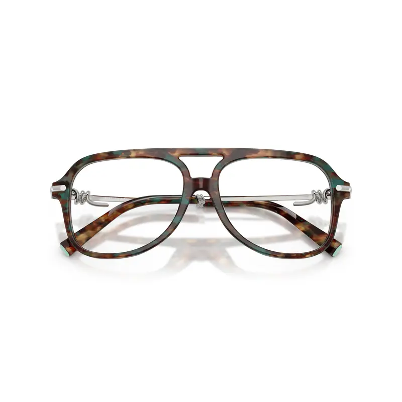 0Tf2283 Aviator-Style Eyeglasses With Tortoiseshell Acetate 1