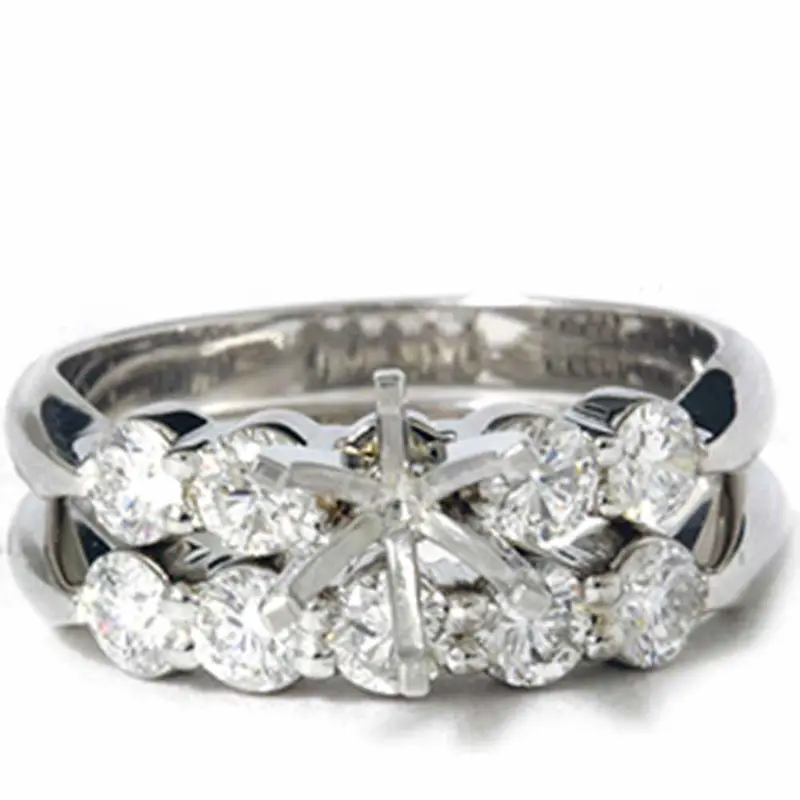1 1/5Ct Diamond Engagement Ring Setting Mount Size Selectable 1