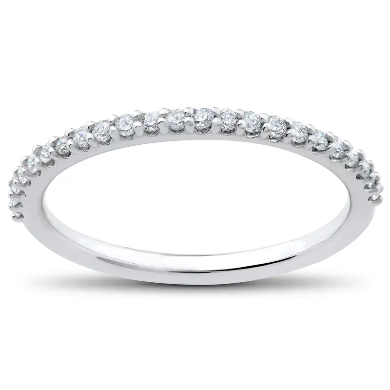 1/4 Ct Lab Grown Diamond Wedding Ring 14K White, Yellow, Rose Gold, Or Platinum 1