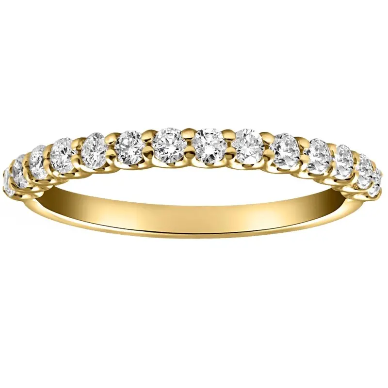 1/4Ct Diamond U Prong Ring In 10K White Or Yellow Gold 1
