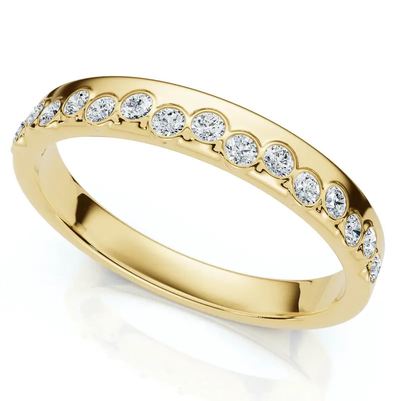 1/5Ct Tw Diamond Rhythm Anniversary Band Lab Grown 1