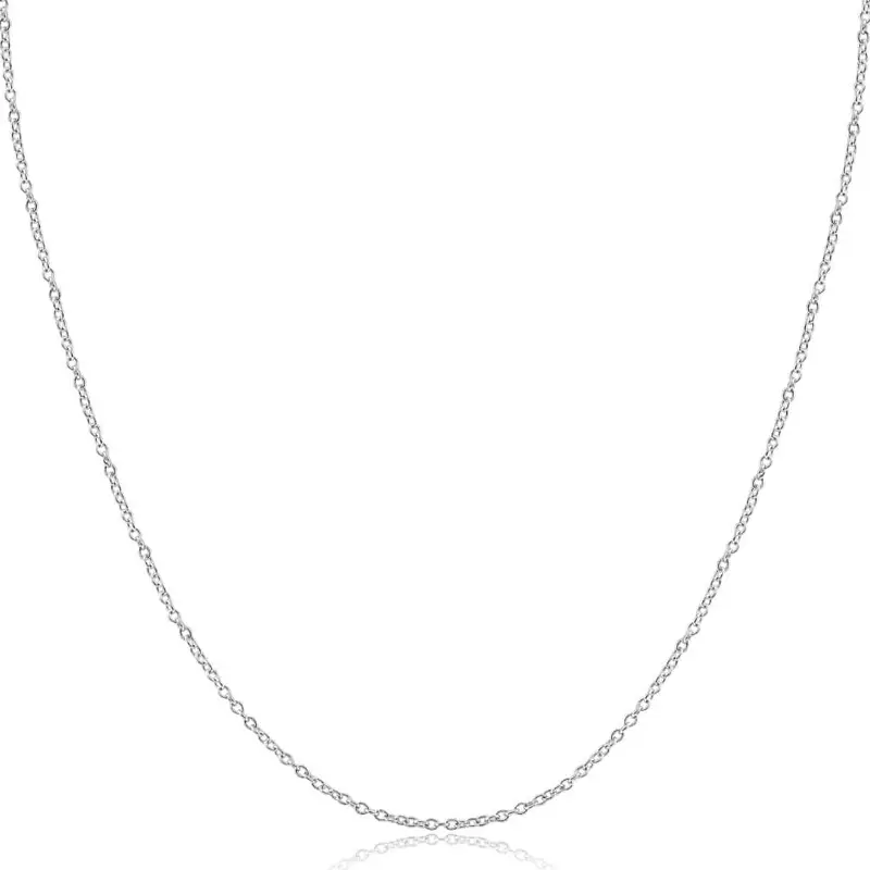 14K Gold 18" Round Wheat Cable Chain 1