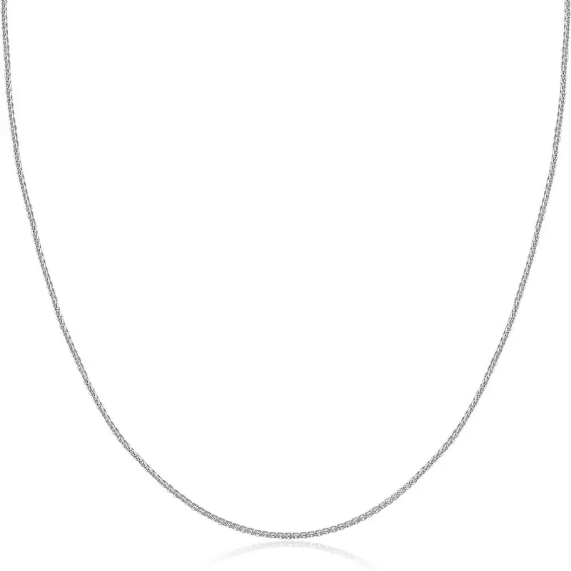 14K Gold Wheat Round Chain 18" .7Mm 1.61Grams With Lobster Clasp 1