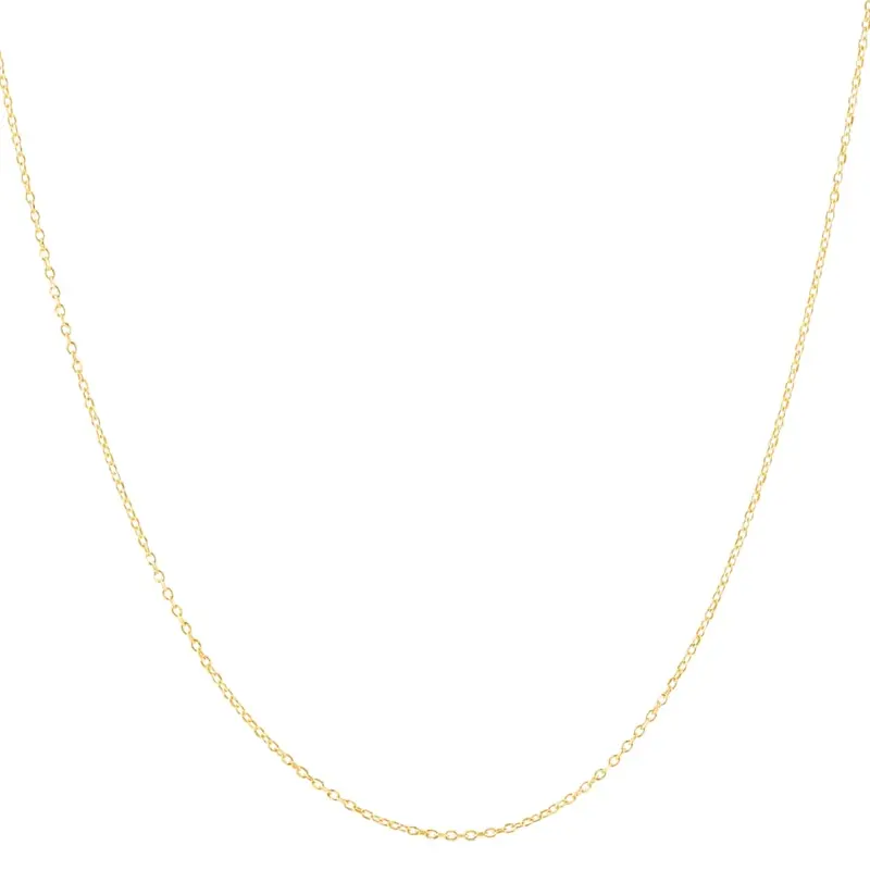 14K Yellow Gold 18" Chain With Lobster Clasp 1.6 Grams 1