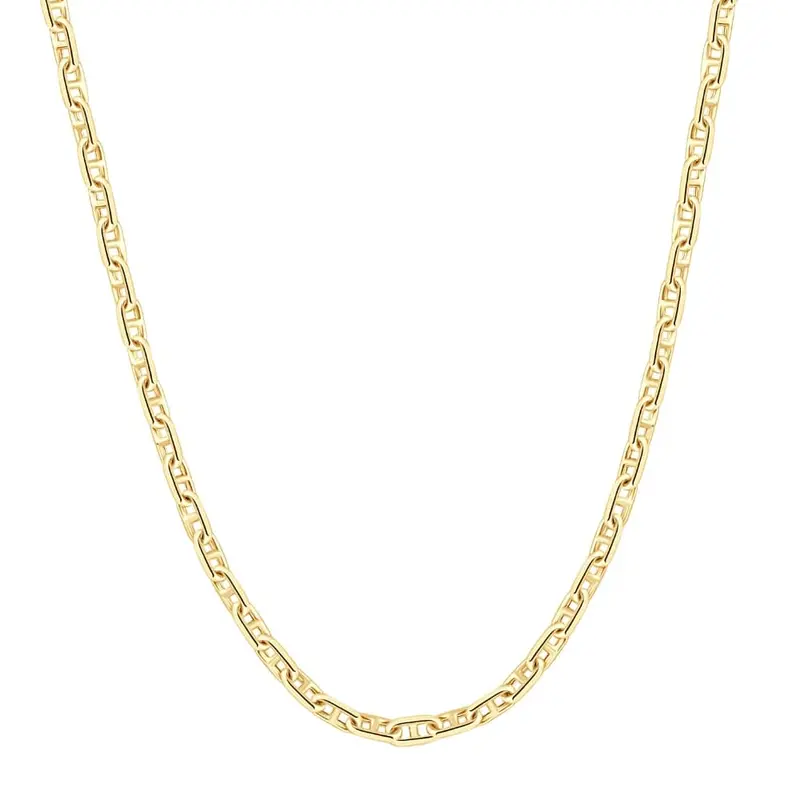 14K Yellow Gold Marine Women's 24" Chain Necklace 22 Grams 5.5Mm Thick 1