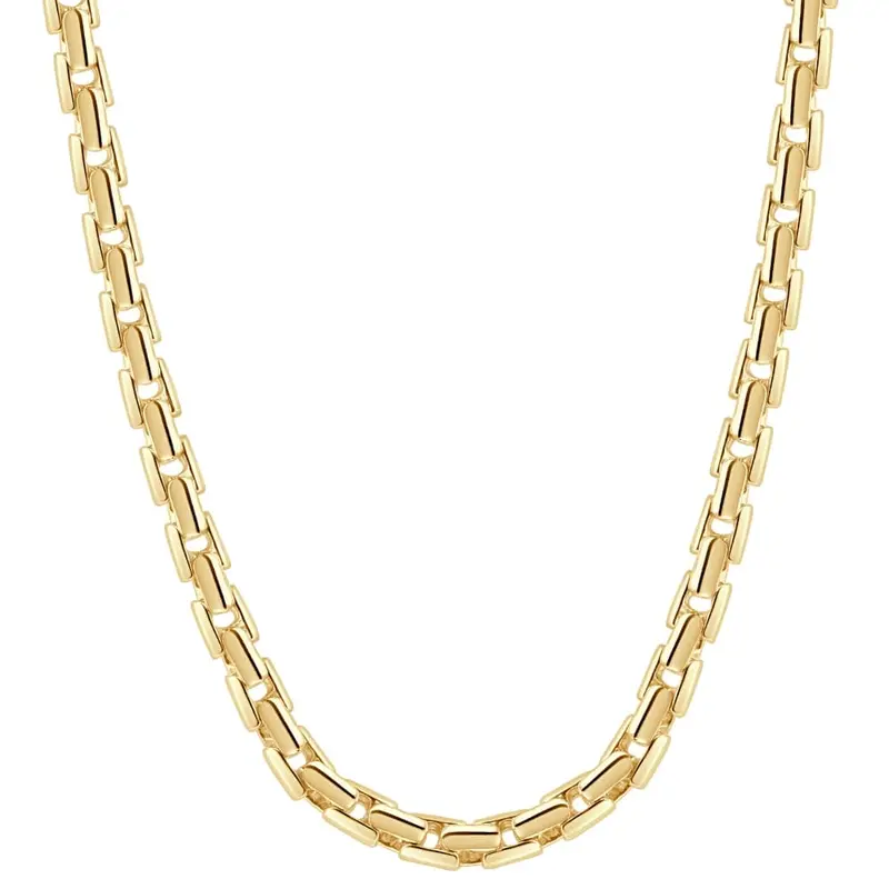 14K Yellow Gold Women's 24" Chain Necklace 43 Grams 7Mm Thick 1