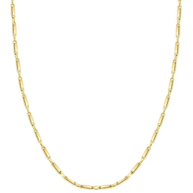14K Yellow Gold Women's 24" Chain Necklace 8.50 Grams 2.5Mm Thick 1
