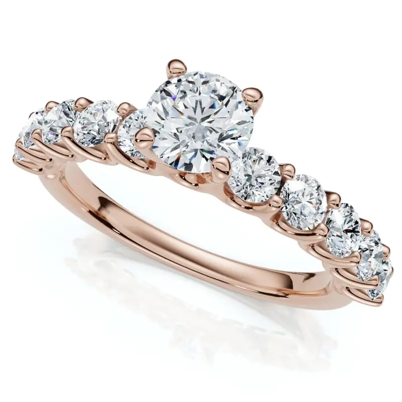 2Ct Diamond Engagement Ring 14K Gold Lab Grown 1