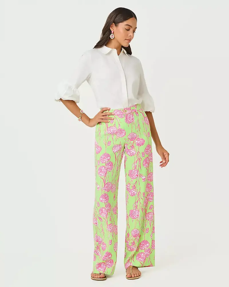 32" Katerini High Rise Palazzo Pant 1