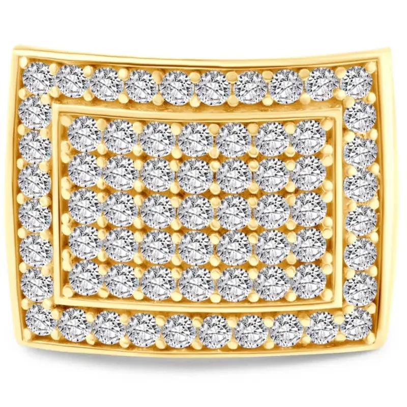 3Ct Men's Diamond Ring In 10K Gold Lab Grown 1