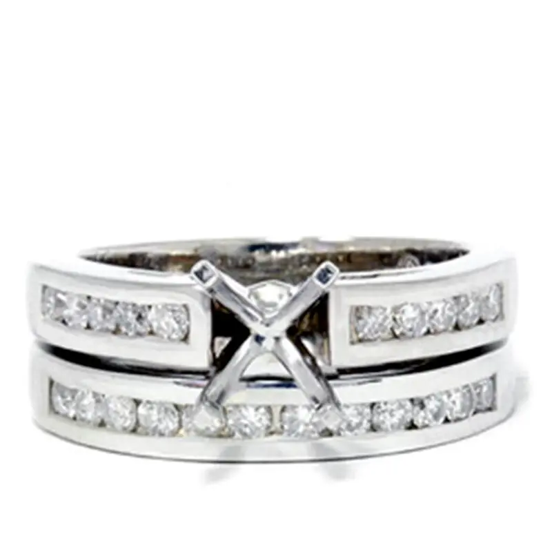 5/8Ct Diamond Ring Setting Mounting 14K Gold Size Selectable 1
