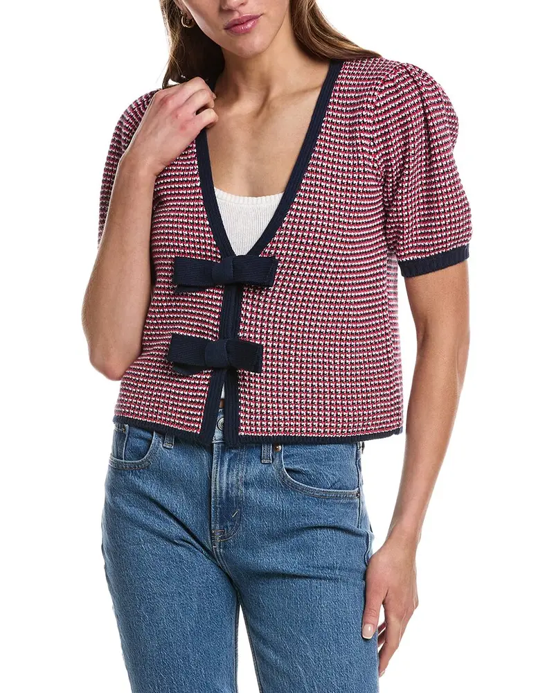 525 America Elaine Puppytooth Cardigan 1