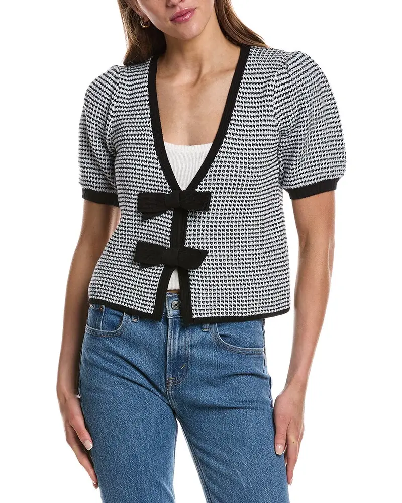 525 America Elaine Puppytooth Cardigan 1