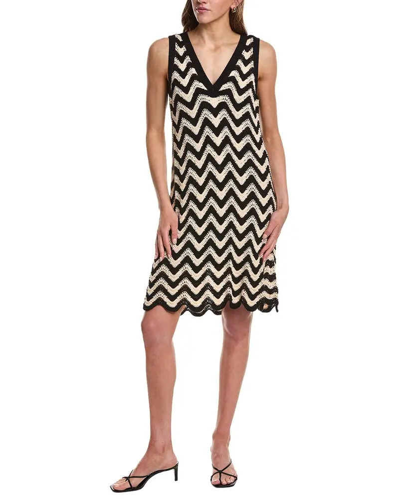 525 America Lauren Chevron Mini Dress 1
