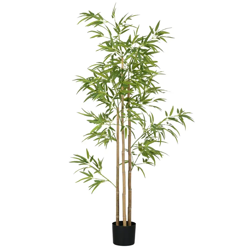 6Ft Indoor Artificial Bamboo Tree Faux Plant Home Decor 1