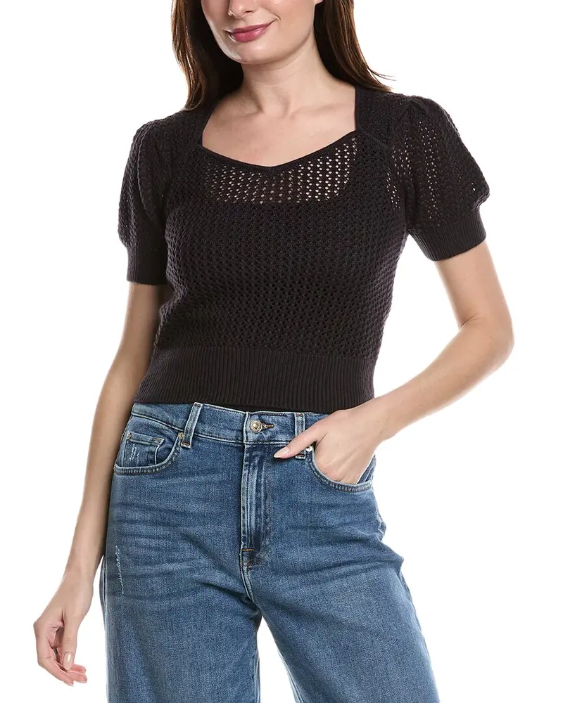 7 For All Mankind Open Knit Sweater 1