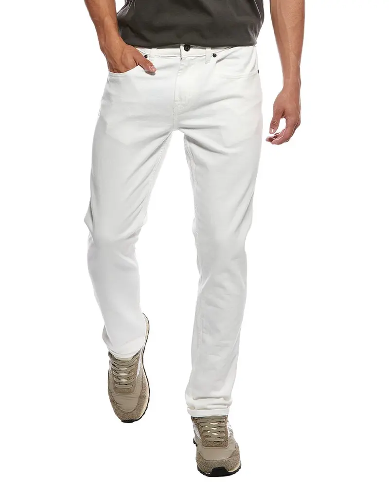 7 For All Mankind Tapered White Slimmy Jean 1