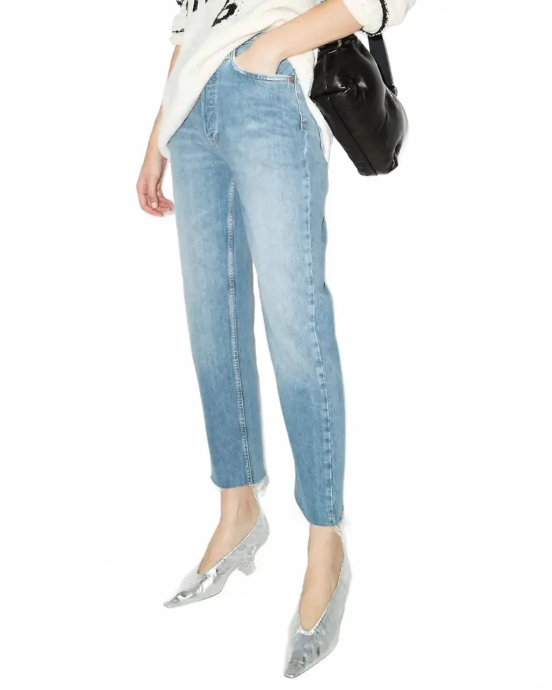 70S Stove Pipe Jeans In Light Wash 1