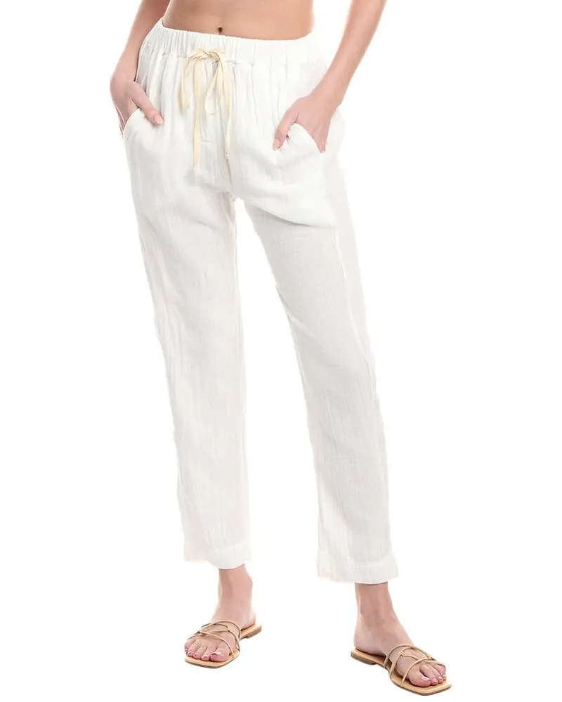 9Seed Gauze High-Rise Tapered Lounge Pant 1