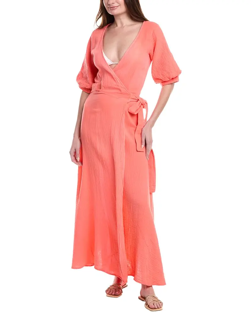 9Seed Gauze Wrap Maxi Dress 1