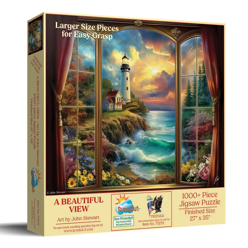 A Beautiful View 1000 Piece Jigsaw Puzzle For Adults Large Pieces 1