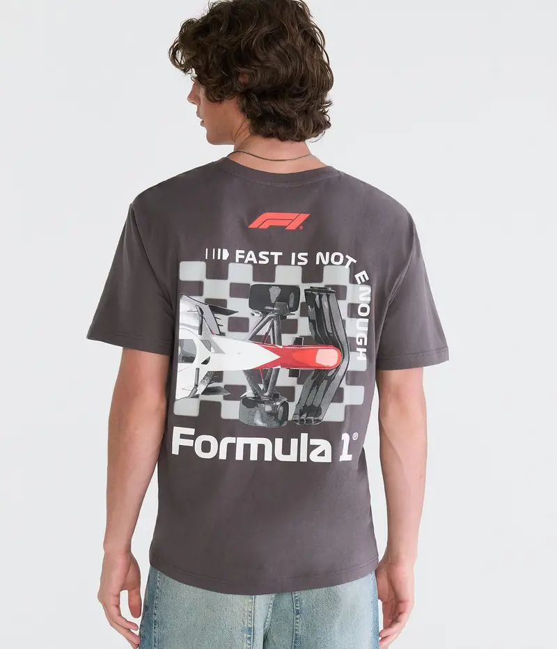Aeropostale Formula 1 Fast Is Not Enough Relaxed Graphic Tee 1
