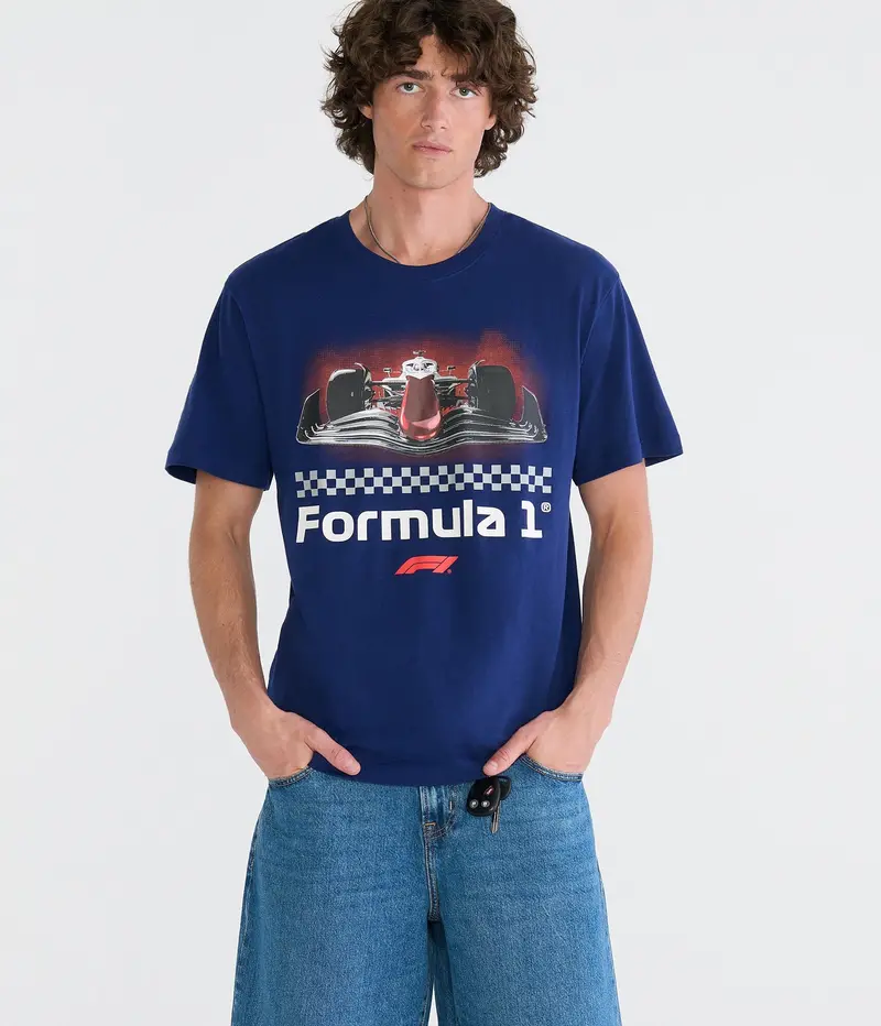 Aeropostale Formula 1 Race Winner Relaxed Graphic Tee 1