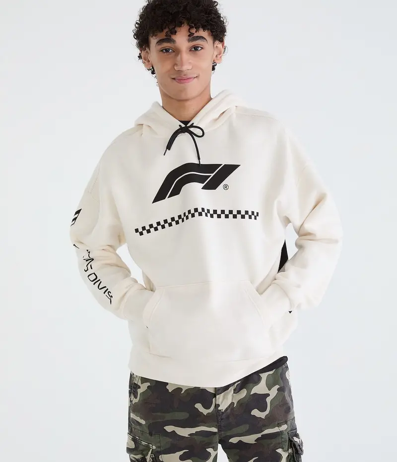 Aeropostale Formula 1 Shadow Car Pullover Hoodie 1