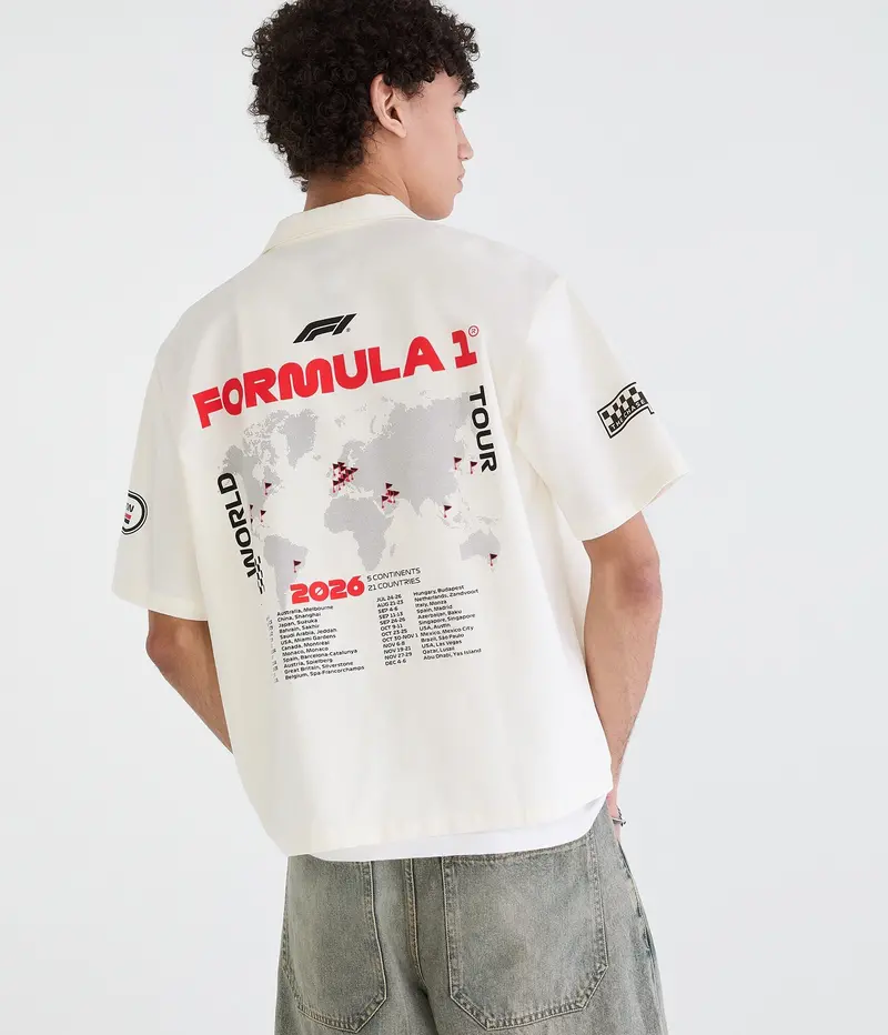 Aeropostale Formula 1 World Tour 2026 Boxy Mechanic Shirt 1