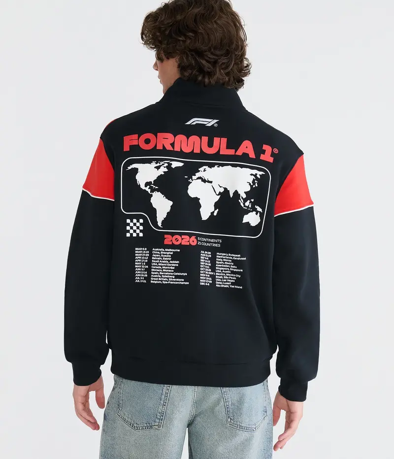 Aeropostale Formula 1 World Tour 2026 Quarter-Zip Sweatshirt 1
