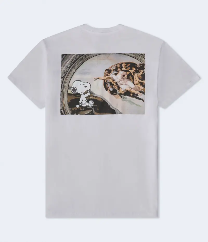 Aeropostale Snoopy The Creation Relaxed Graphic Tee 1