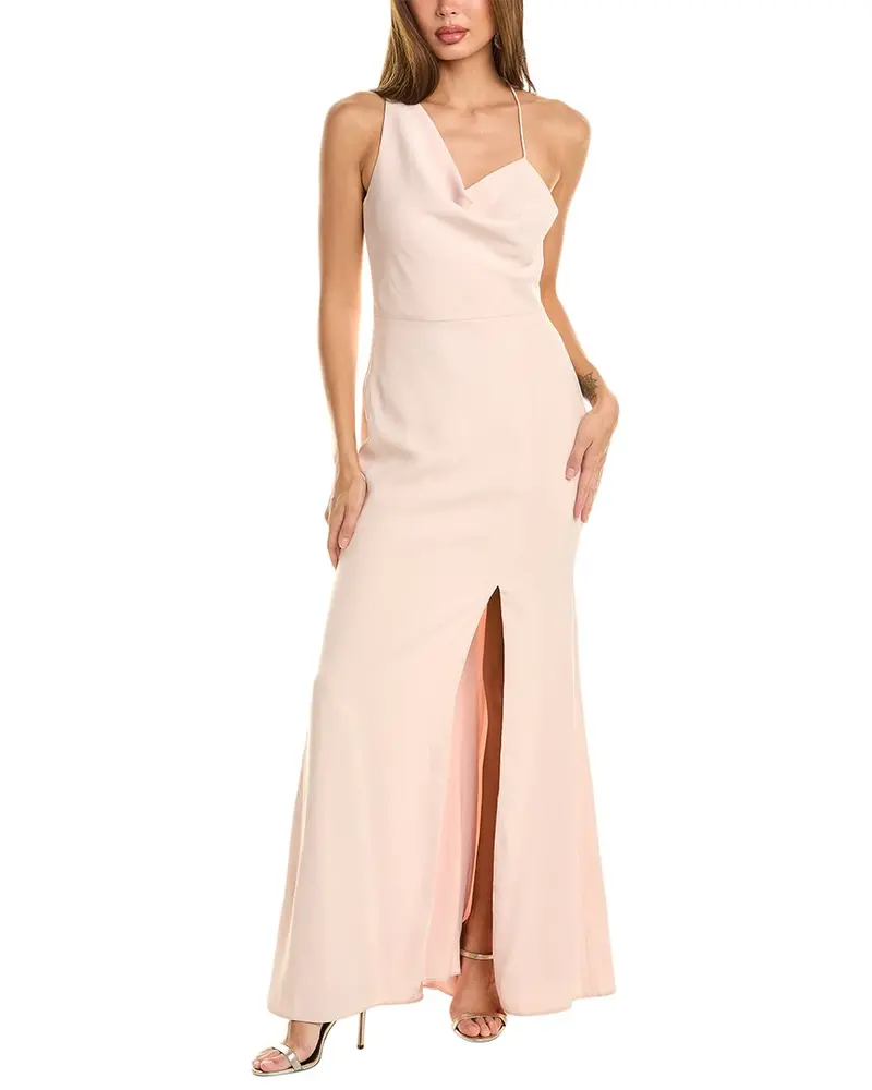 After Six One-Shoulder Maxi Dress 1