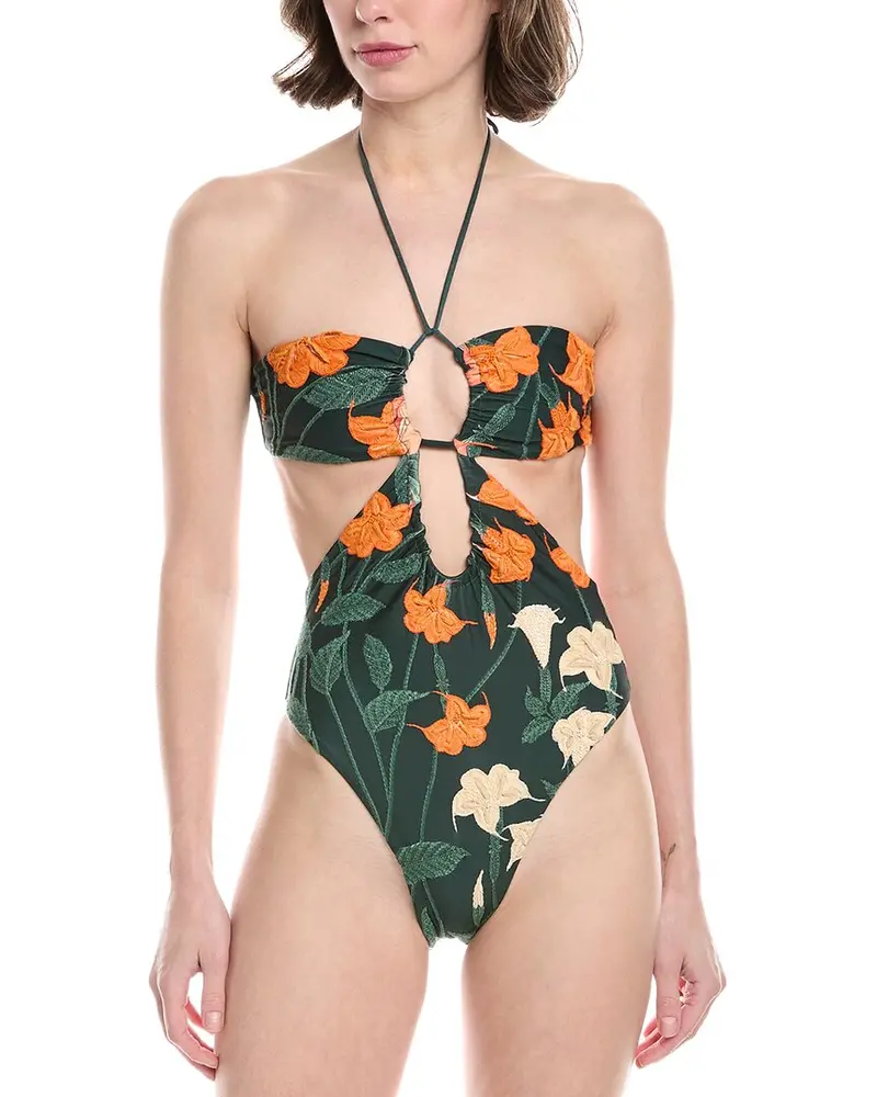 Agua By Agua Bendita Sabanero Nocturno Trikini One-Piece 1
