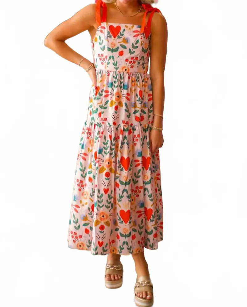 Alexa Dress In Romantic Flower 1