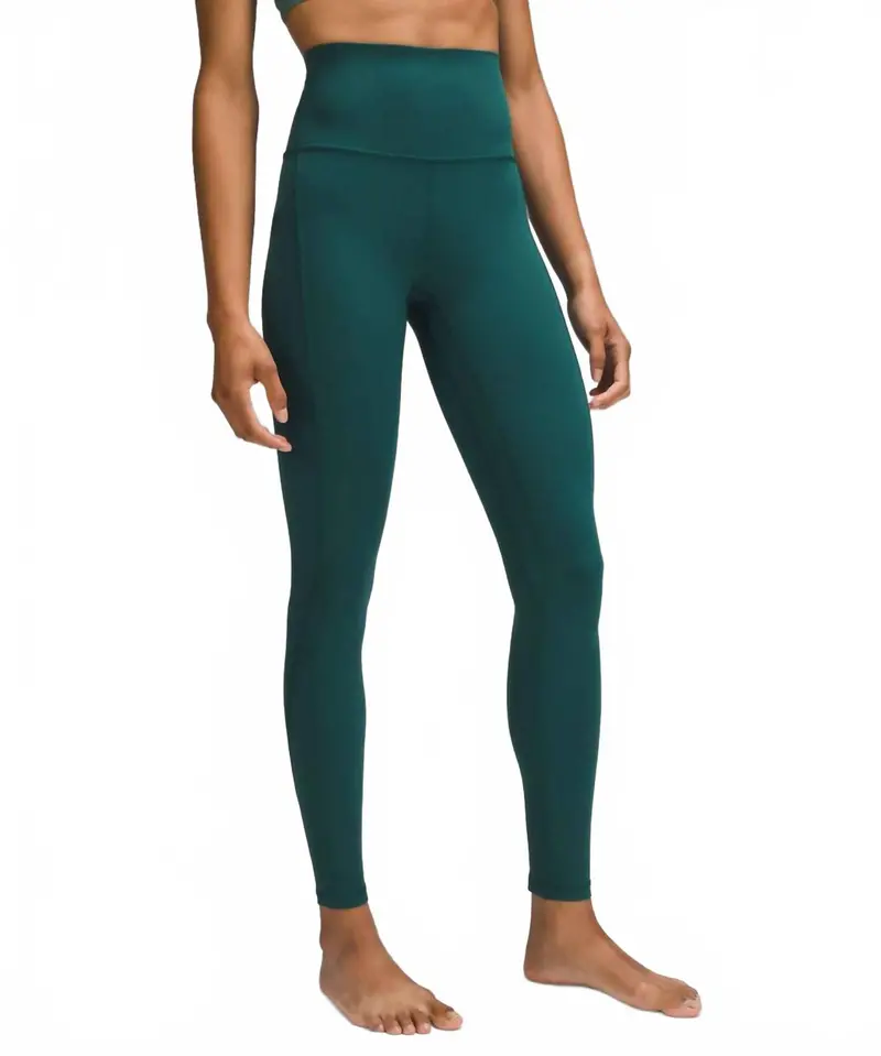Align High Rise Leggings In Storm Teal 1