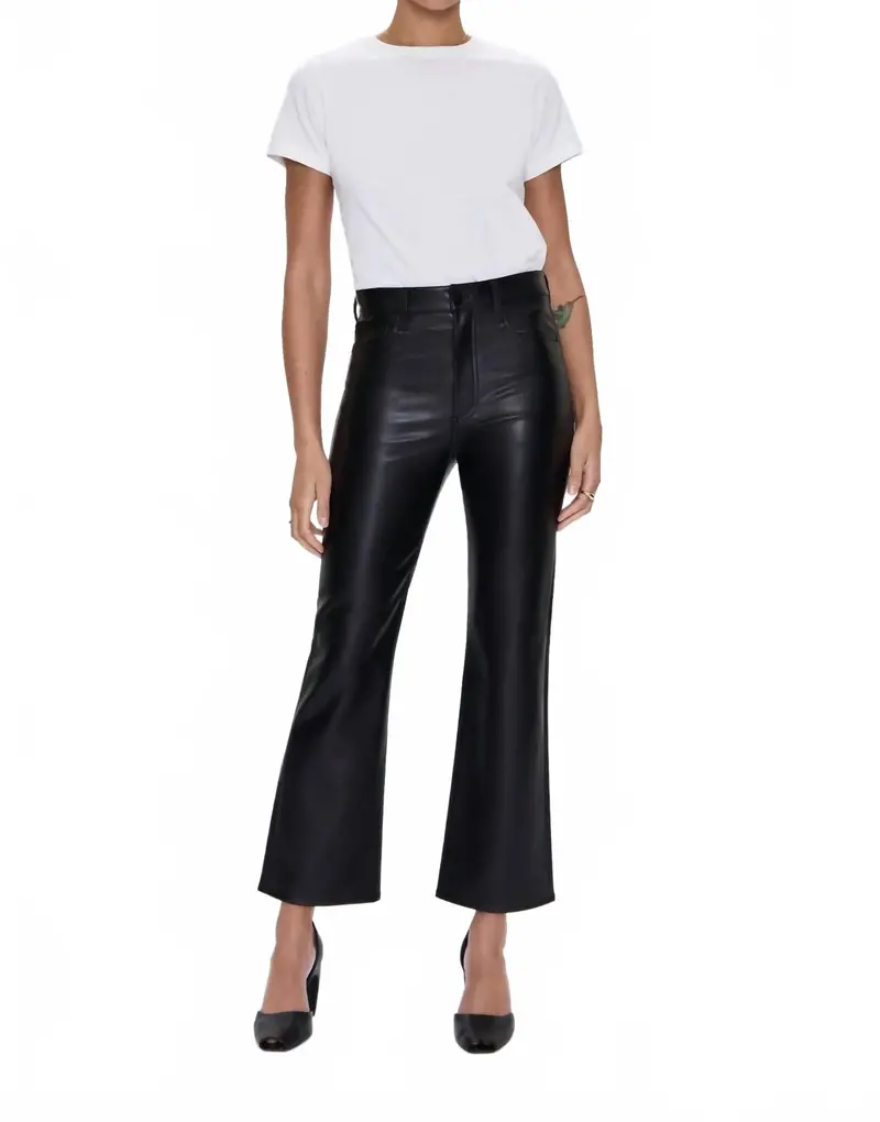 Alley High Rise Vintage Ankle Bootcut Jeans In Oynx 1